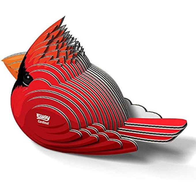 068 CARDINAL ECO-FRIENDLY 3D PAPER PUZZLE [NEW SEAL] - Image 4